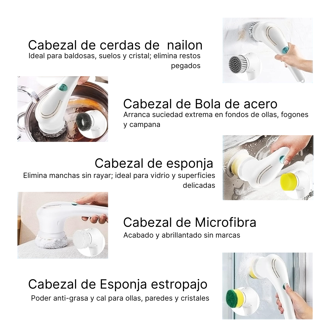 Cepillo eléctrico de Limpieza Lynros