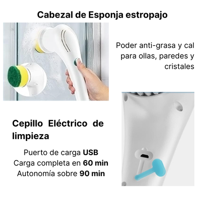 Cepillo eléctrico de Limpieza Lynros
