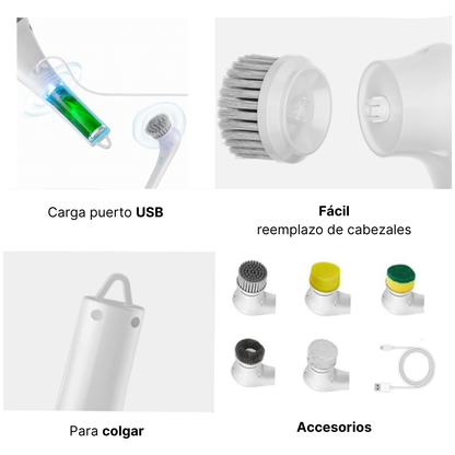 Cepillo eléctrico de Limpieza Lynros
